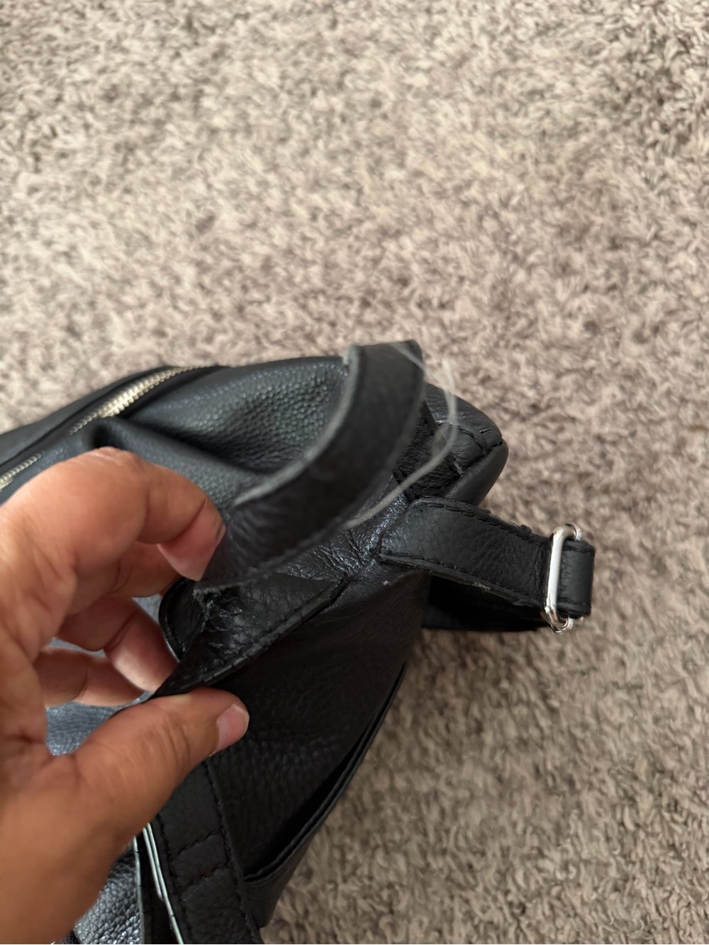 Rebecca Minkoff Black Leather Backpack - Picture 8 of 9